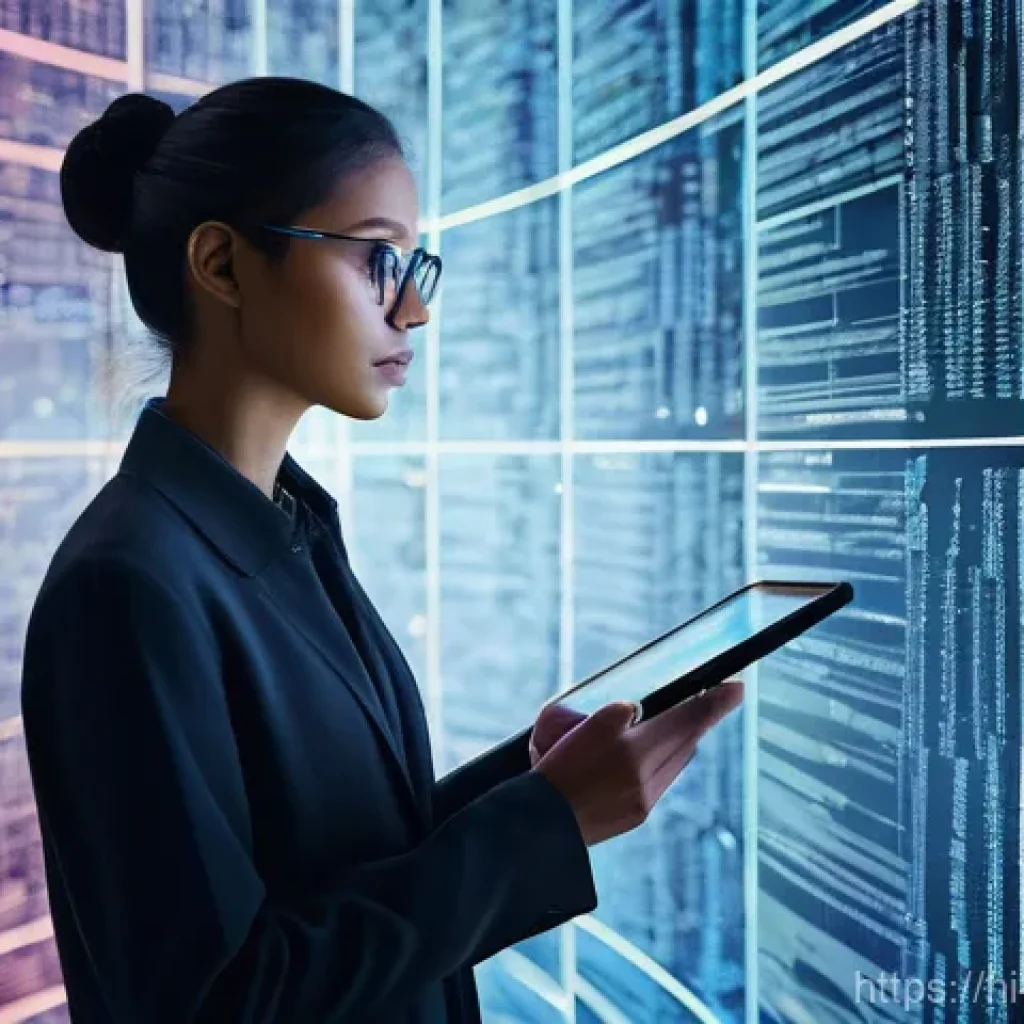 빅데이터 분석가를 위한 Linux 명령어 정리 - **Prompt:** A focused data analyst, gender-neutral, dressed in modern casual professional attire, st...