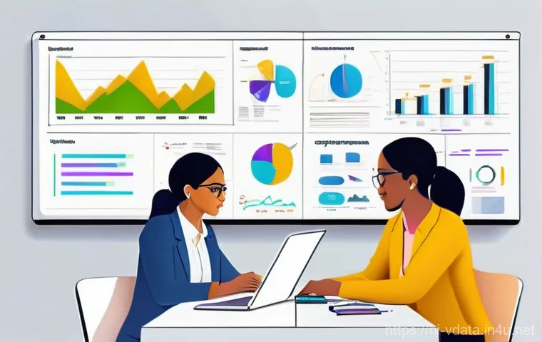 빅데이터 분석가의 첫 직장 선택 요령 - Image Prompt 1: The Dual Path of a Data Analyst: Startup vs. Big Company**