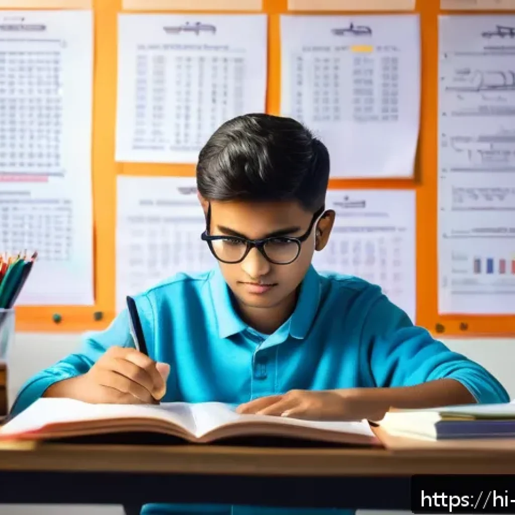 빅데이터 분석 실기 시험 준비 방법 - A focused Indian student sitting at a desk in a cozy study room, deeply engaged in reading a detaile...